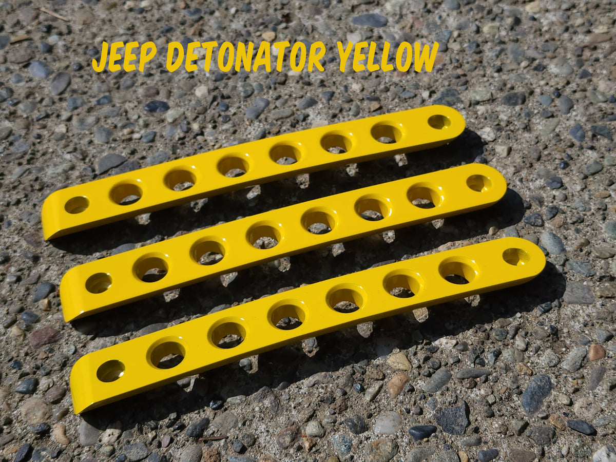 Jeep Wrangler JK Powder Coated Door Handle Inserts