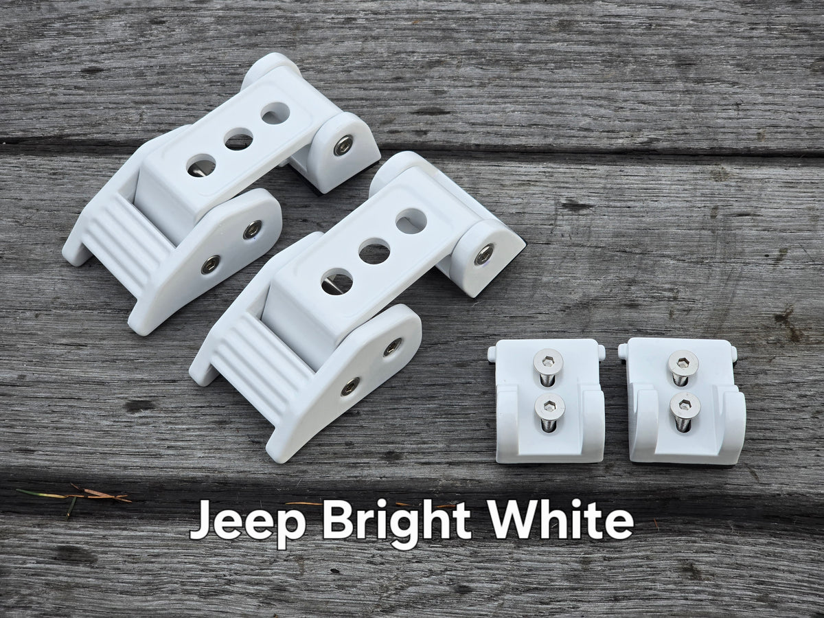 Jeep Wrangler JK, JL & JT Gladiator Powder Coated Hood Latches
