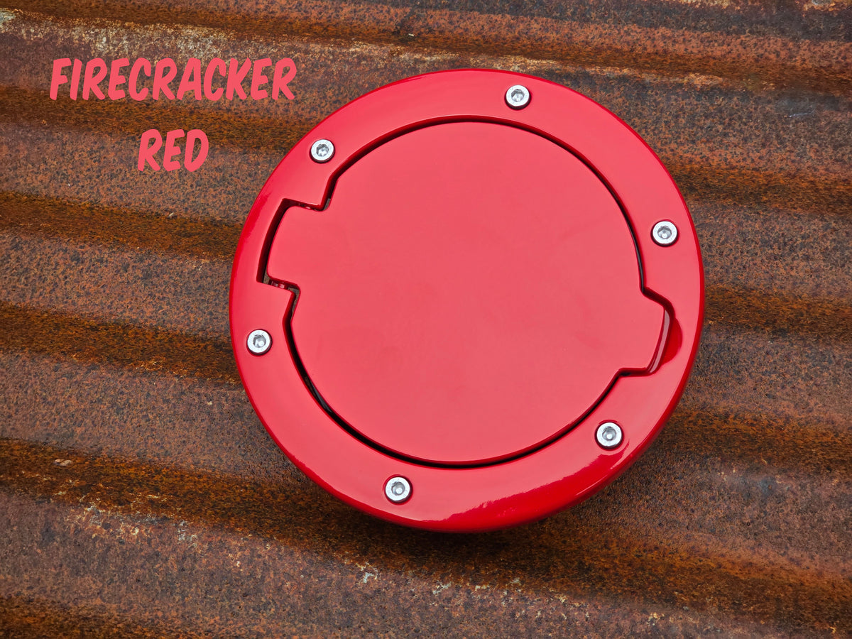 Jeep Wrangler JK Powder Coated Fuel Door