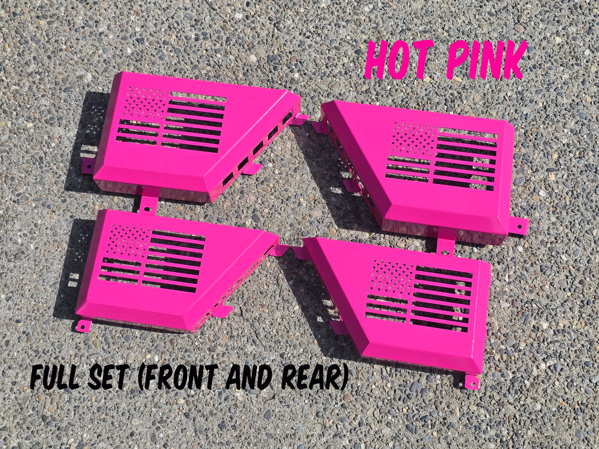 Jeep Wrangler JK Powder Coated Door Storage Pockets