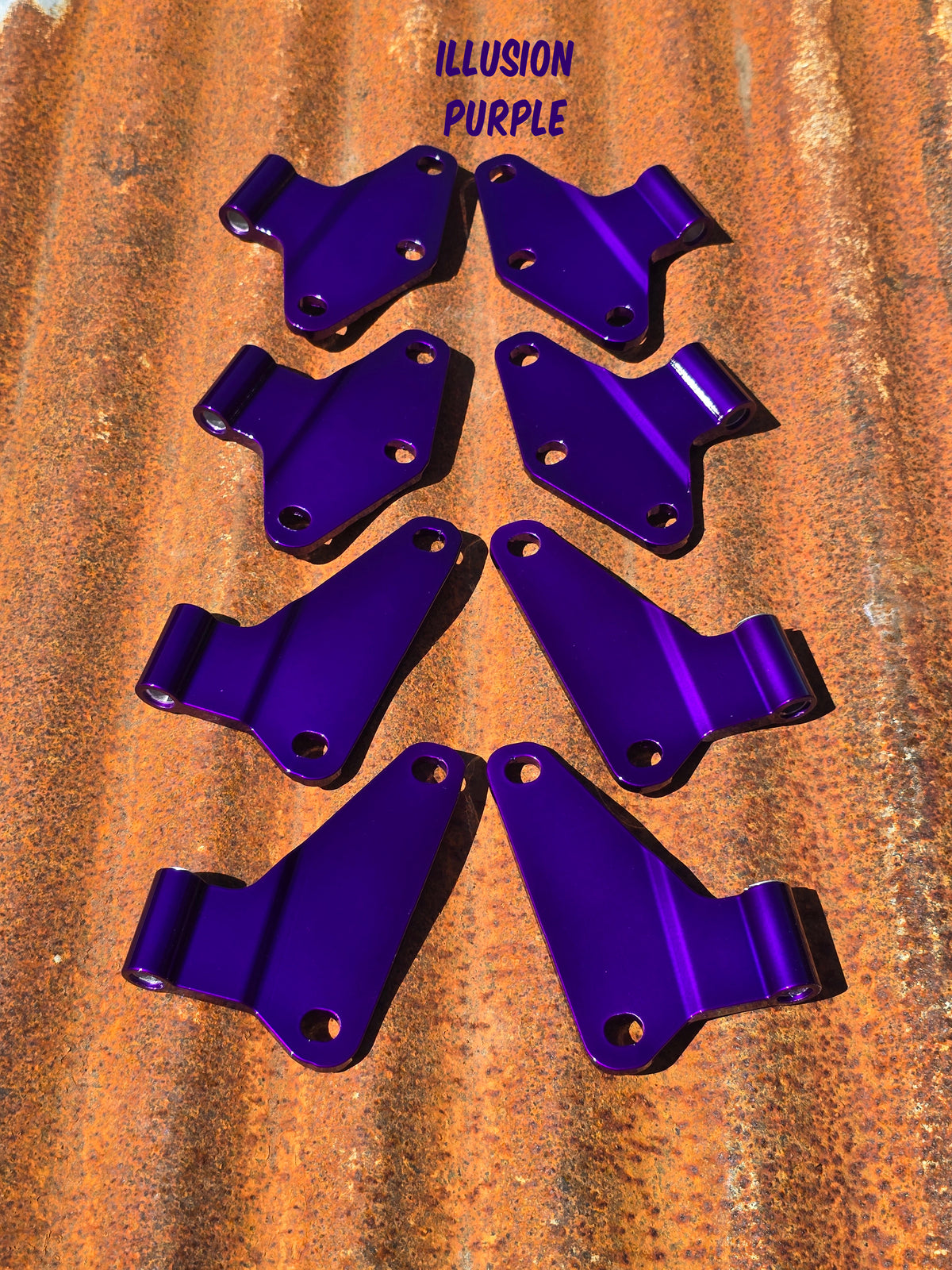 Jeep Wrangler JK Powder Coated Inner Door Hinge Mounts