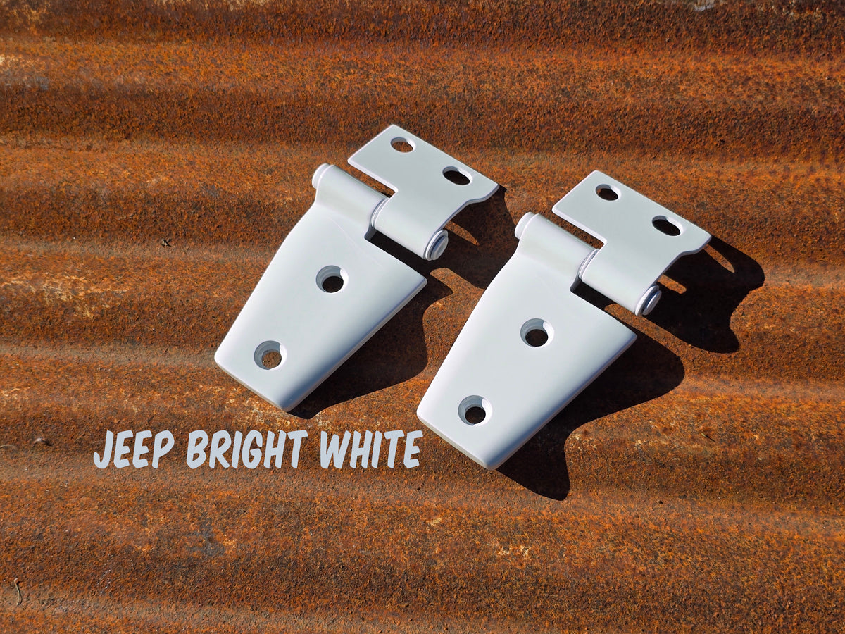 2007-2018 Jeep Wrangler JK Powder Coated Hood Hinges