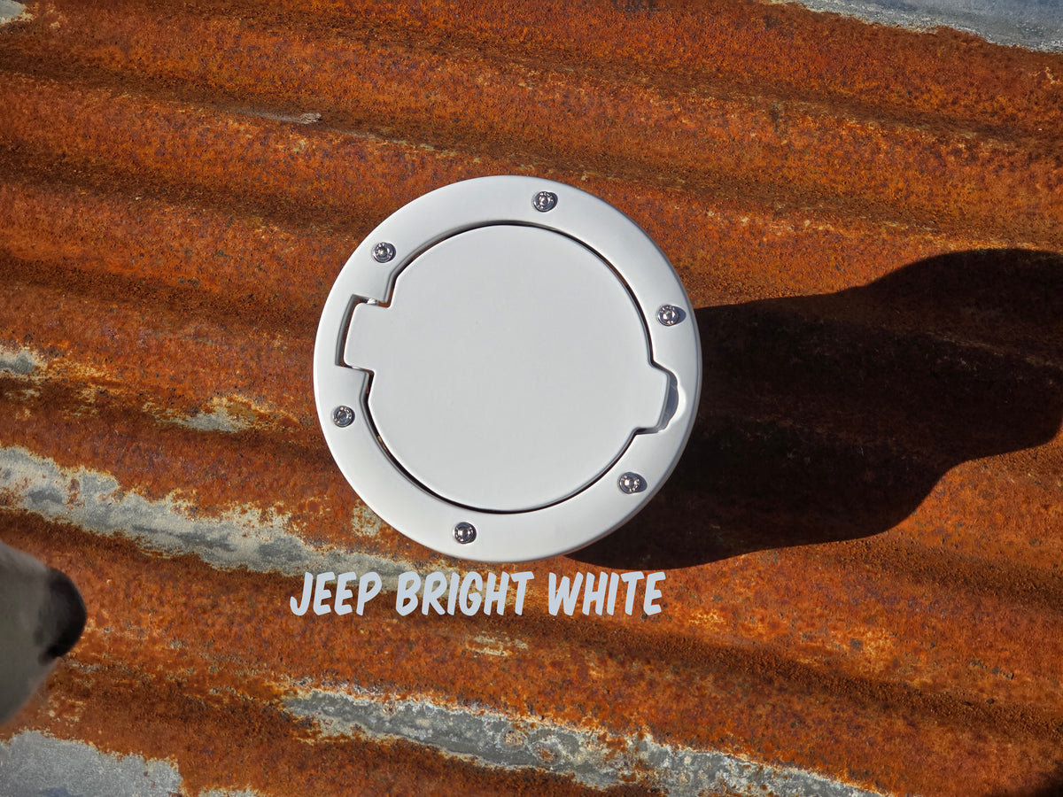 Jeep Wrangler JK Powder Coated Fuel Door