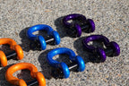 Shackles 3/4" (PAIR) Custom Powder Coated D Ring Shackles for Trucks and Jeeps