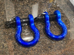 Shackles 3/4" (PAIR) Custom Powder Coated D Ring Shackles for Trucks and Jeeps